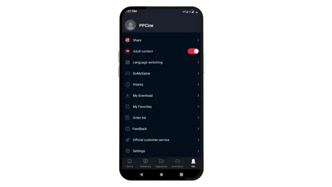 PPCine APK Download Latest Version 2026 for Android 16 PPCine App Screenshot 1 2