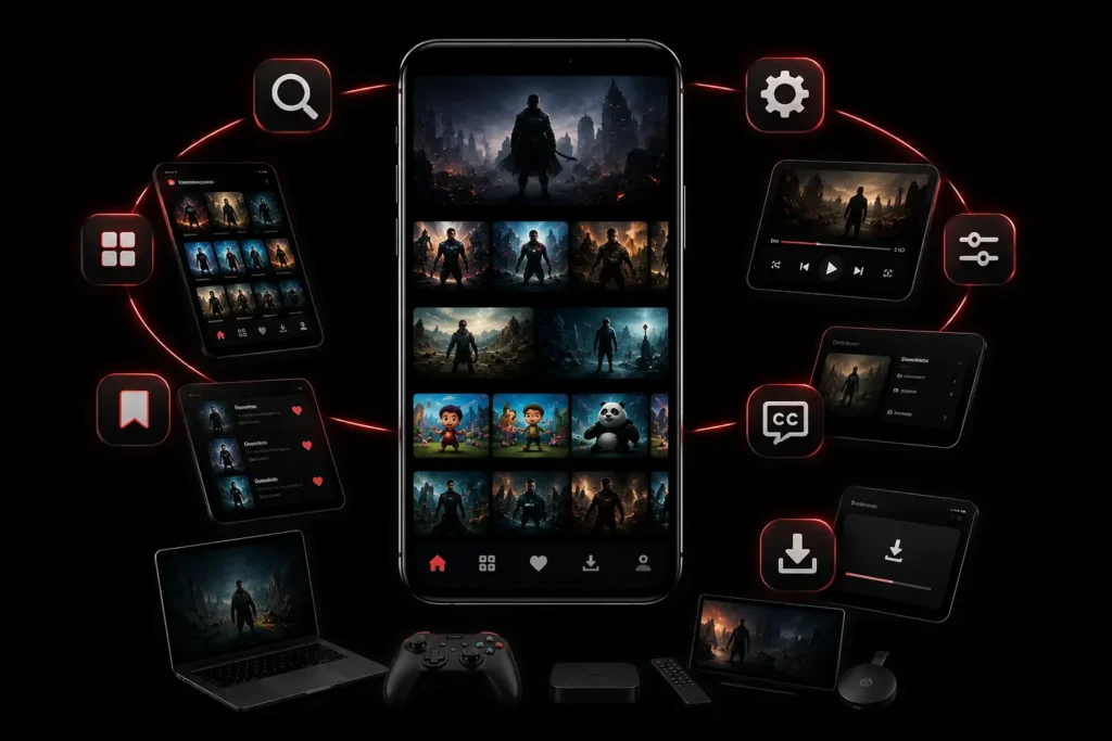 What makes ppcine different from other streaming apps